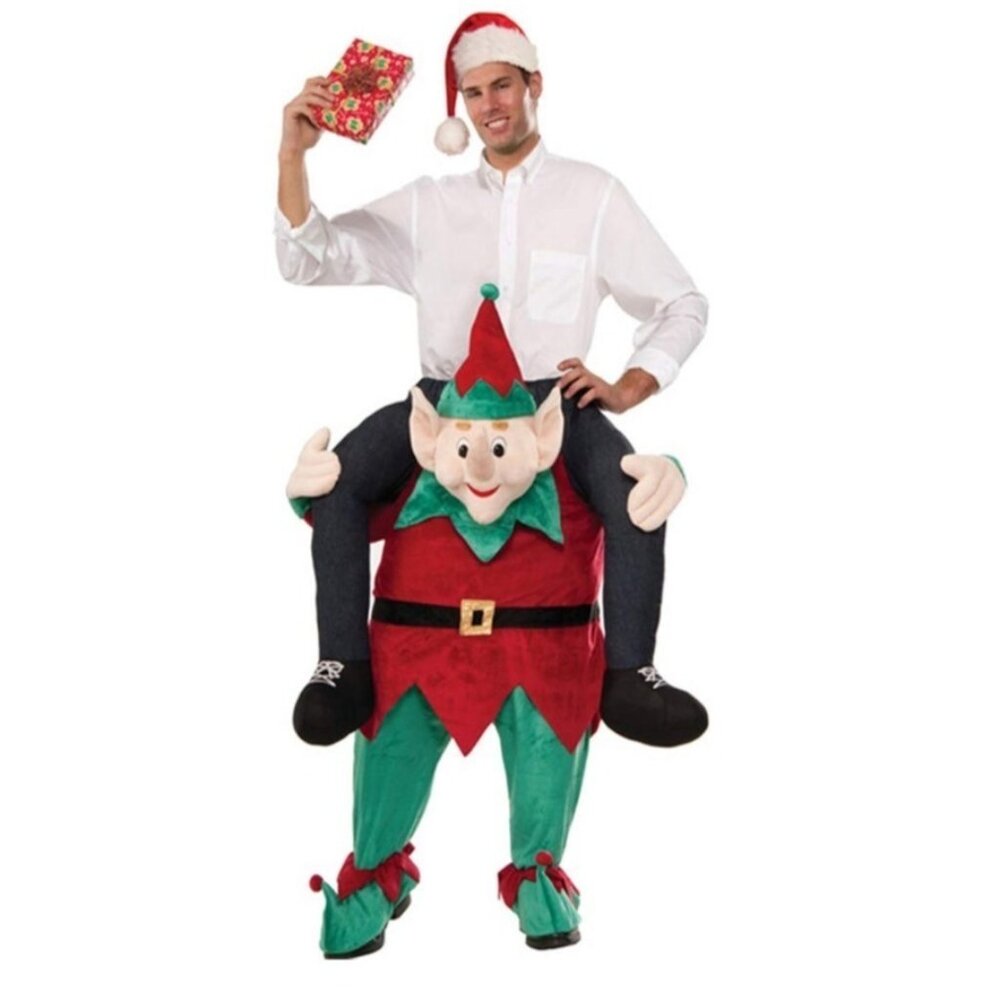 Festive Elf Ride-On Costume for Kids
